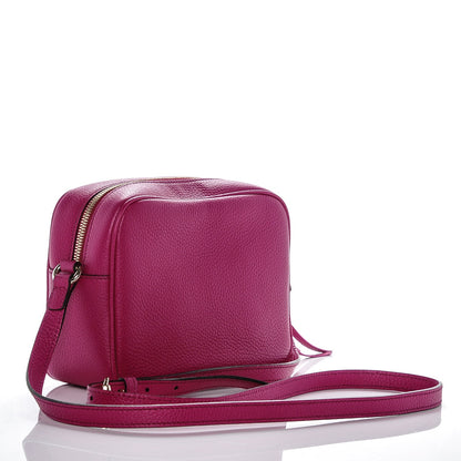 Gucci Cellarius Calfskin Small Soho Disco Bag Bright Bouganville 3 of 6