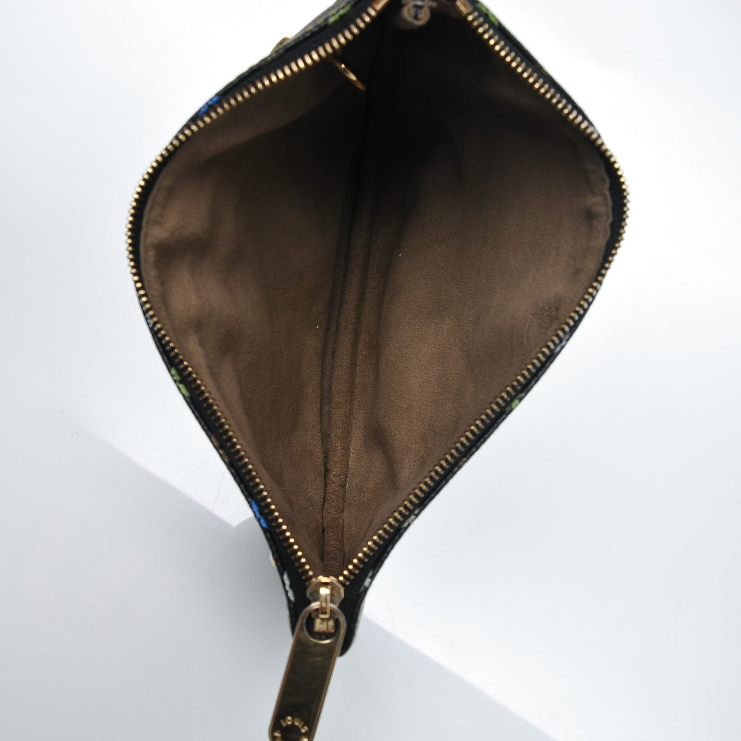 Monogram Multicolor Pochette Plate GM Black