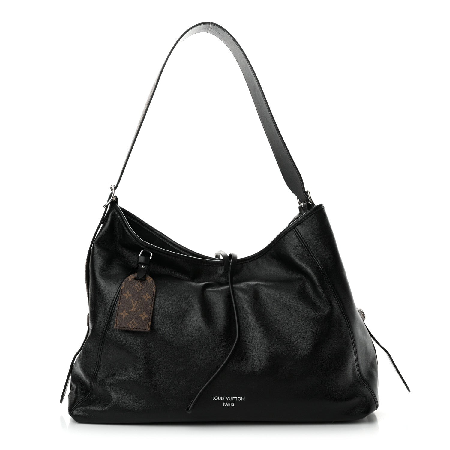 Louis Vuitton Lambskin CarryAll Vibe MM Black 1 of 11