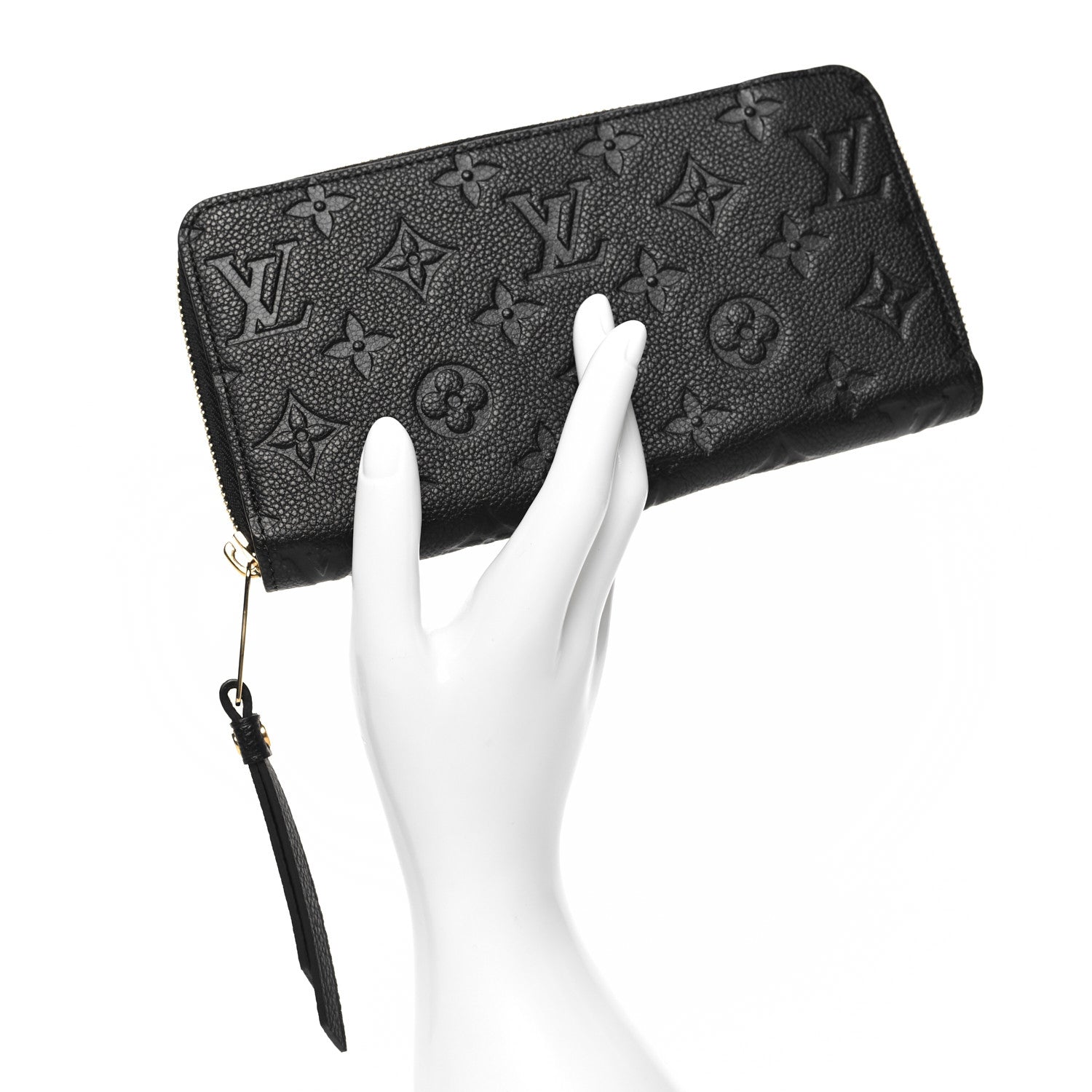 Louis Vuitton Empreinte Zippy Wallet Black 2 of 7