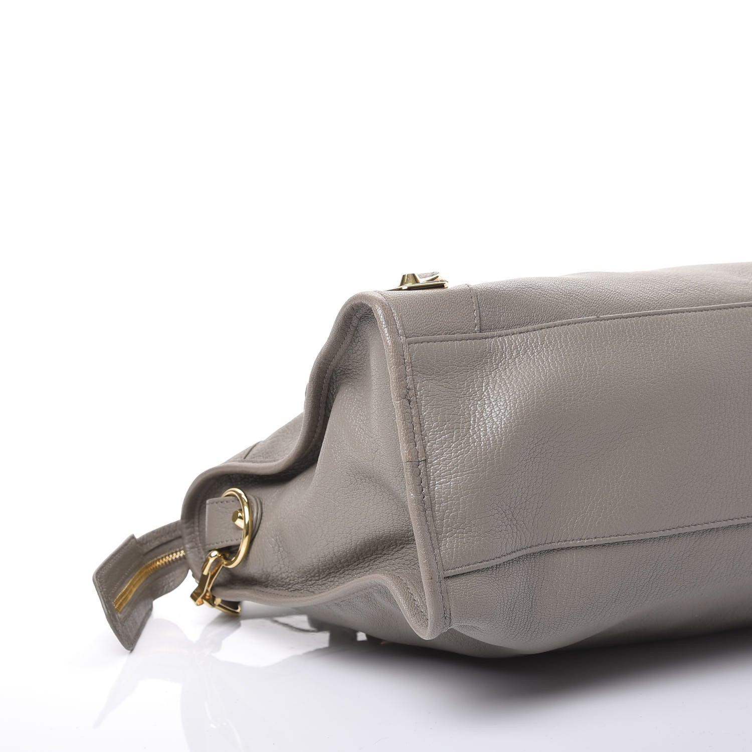 Balenciaga Chevre Gold Metallic Edge Hardware City Gris Taupe 6 of 10