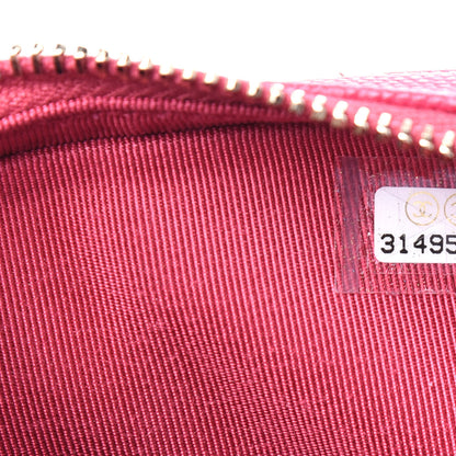 Chanel Caviar Quilted Camera Case Dark Pink 7 of 12