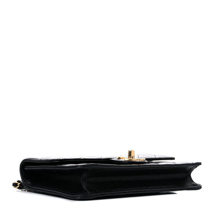 Chanel Lambskin Quilted Medium Crossing Times Flap Black 3 of 23