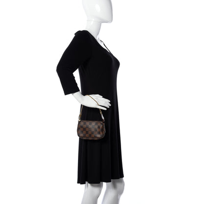 Louis Vuitton Damier Ebene Mini Pochette Accessories 2 of 9