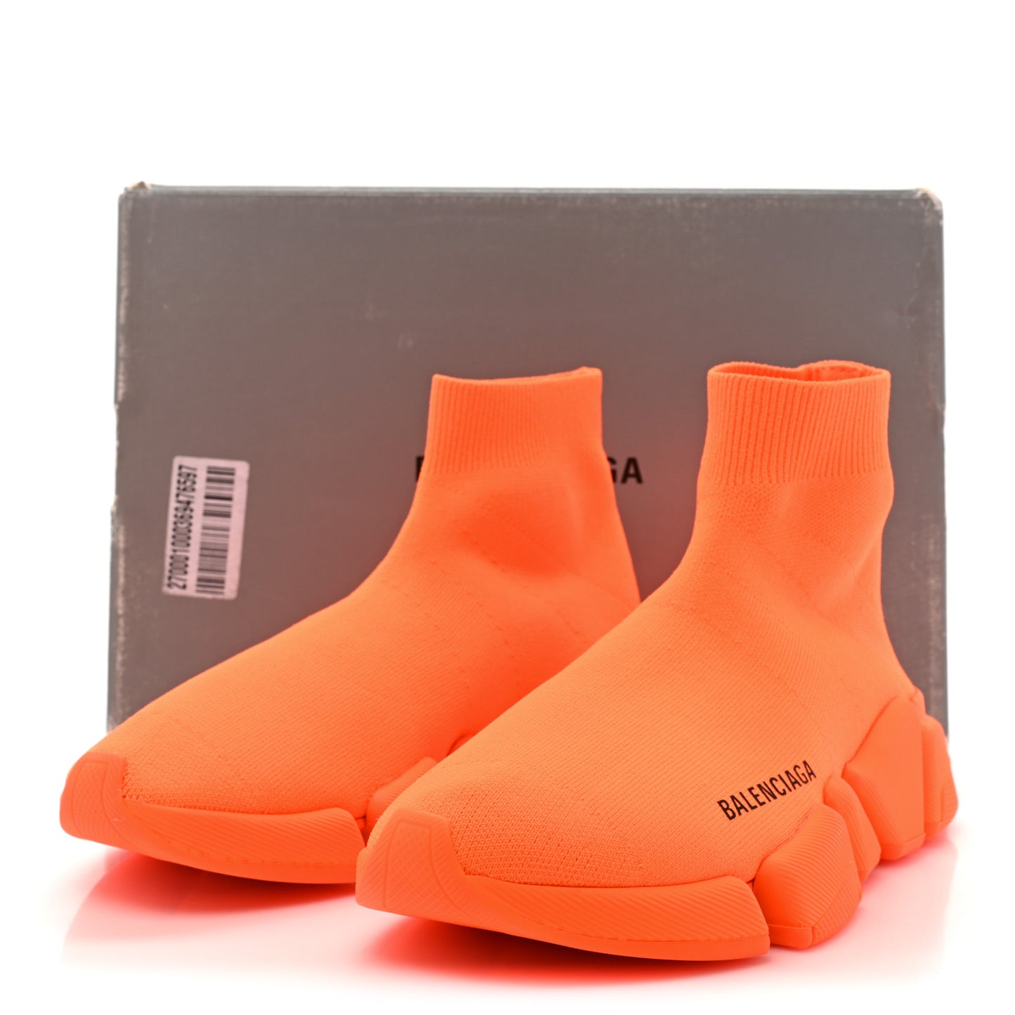 Technical 3D Recycled Knit Womens Speed 2.0 Sneakers Monocolor 36 Orange Fluo