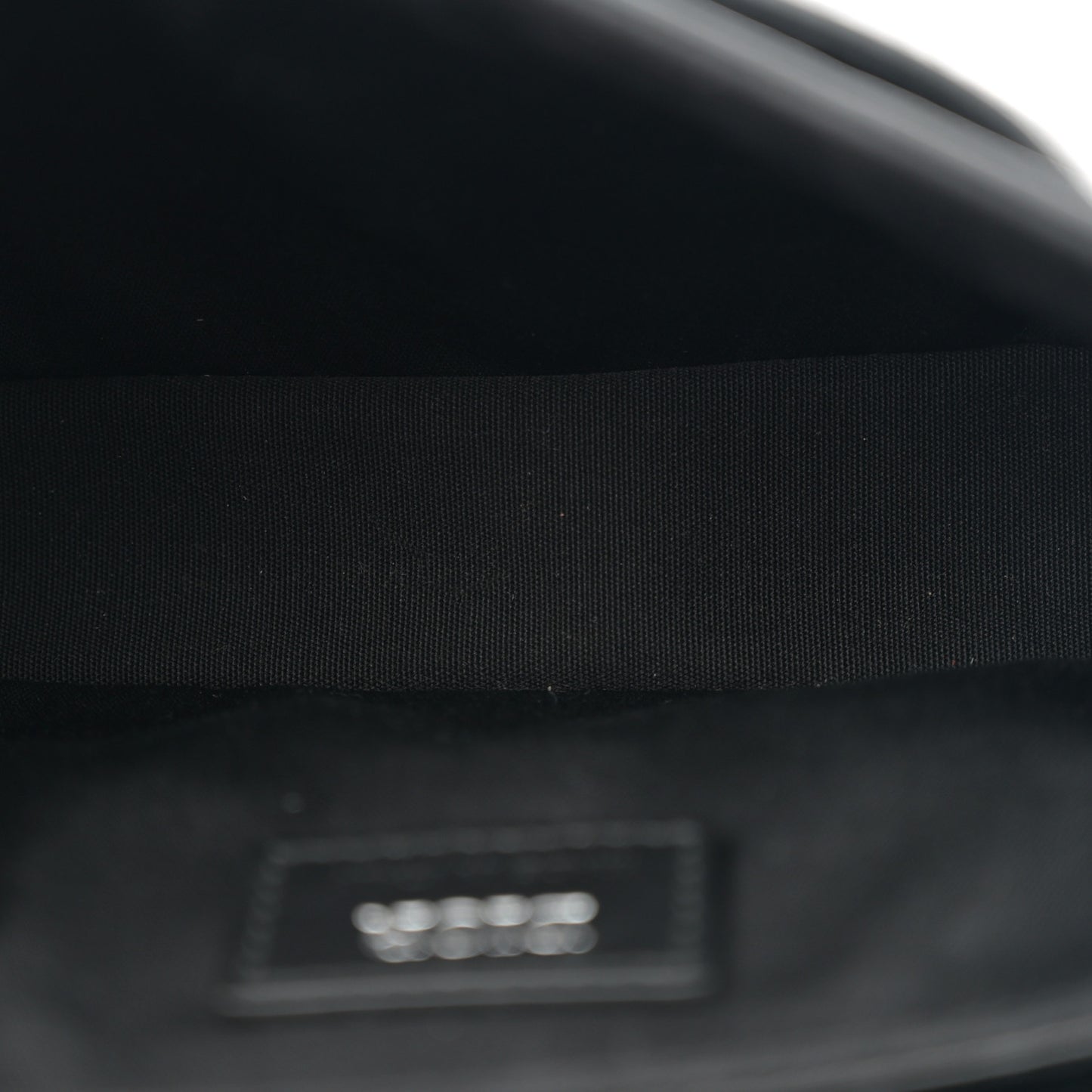 Coated Canvas CD Diamond Mini Hit The Road Bag Black