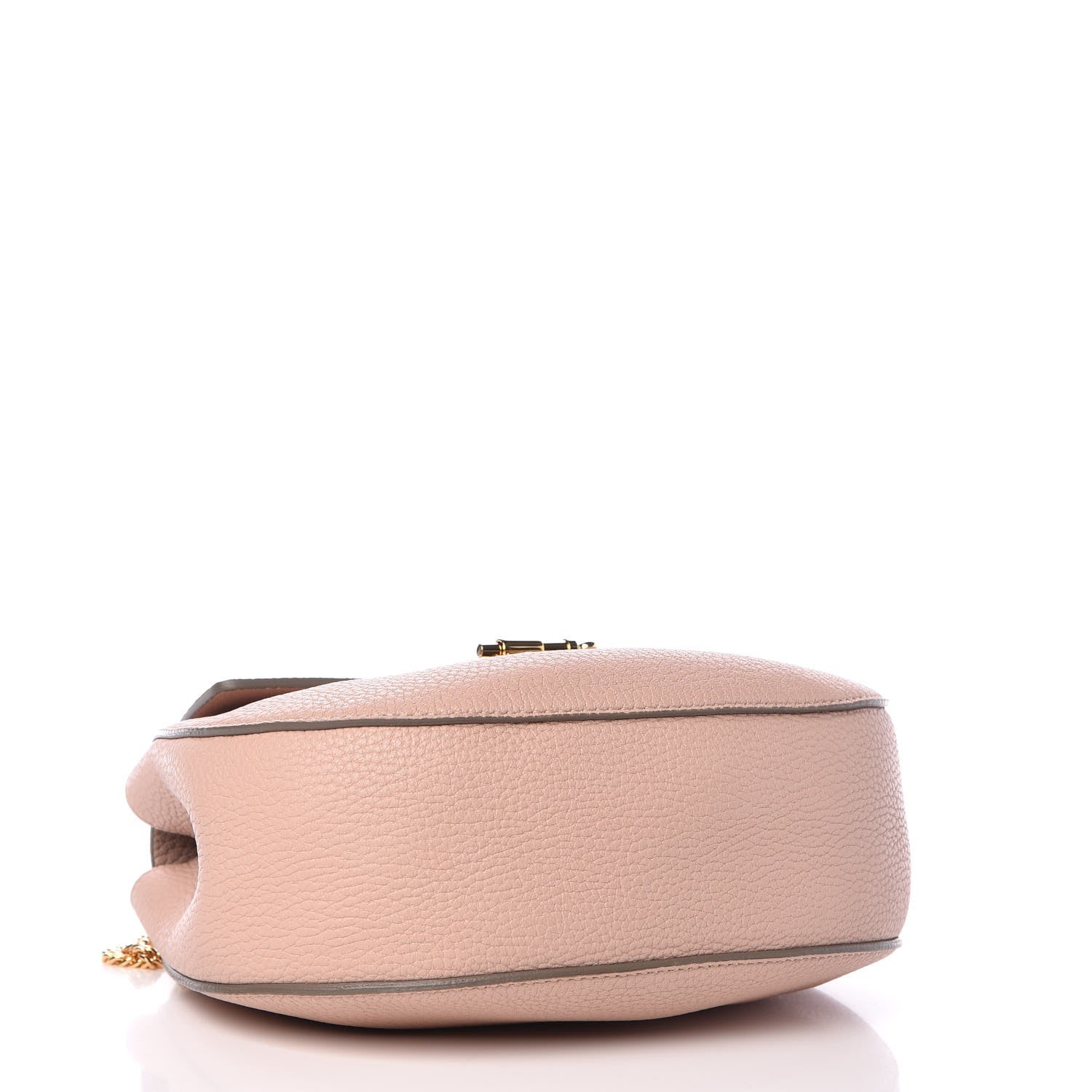 Chloe Grained Lambskin Drew Shoulder Bag Cement Pink 3 of 6
