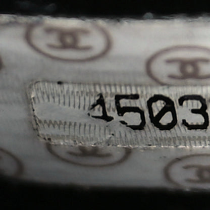 Chanel Lambskin Vanity Cosmetic Case Black 7 of 9