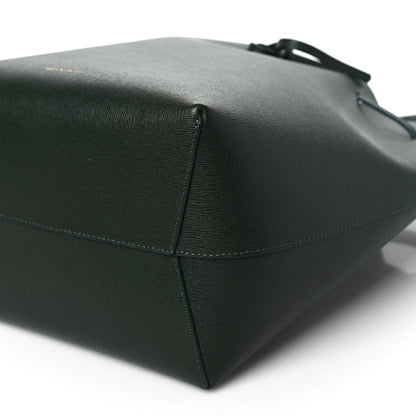Mansur Gavriel Saffiano Bucket Bag Moss 10 of 11