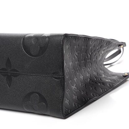 Louis Vuitton Empreinte Monogram Giant Onthego GM Black 7 of 10