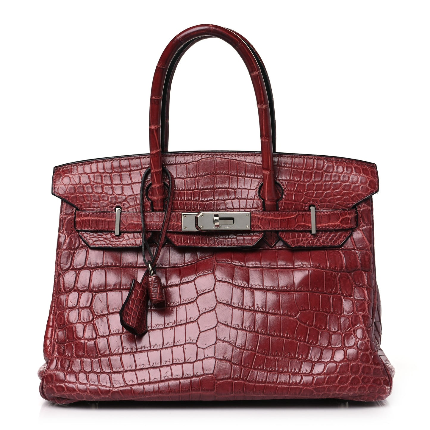 Matte Niloticus Crocodile Birkin 30 Rouge H