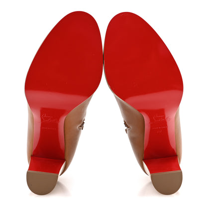 Christian Louboutin Calfskin Adox 85 Ankle Boots 38 Caramel 6 of 8