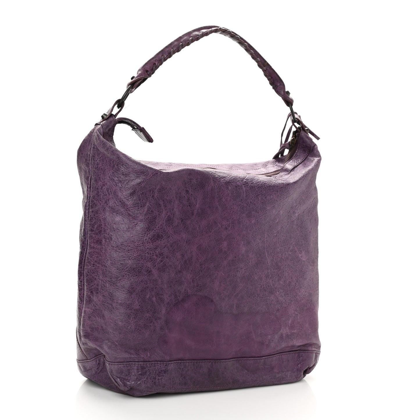 Agneau Classic Hardware Day Hobo Raisin