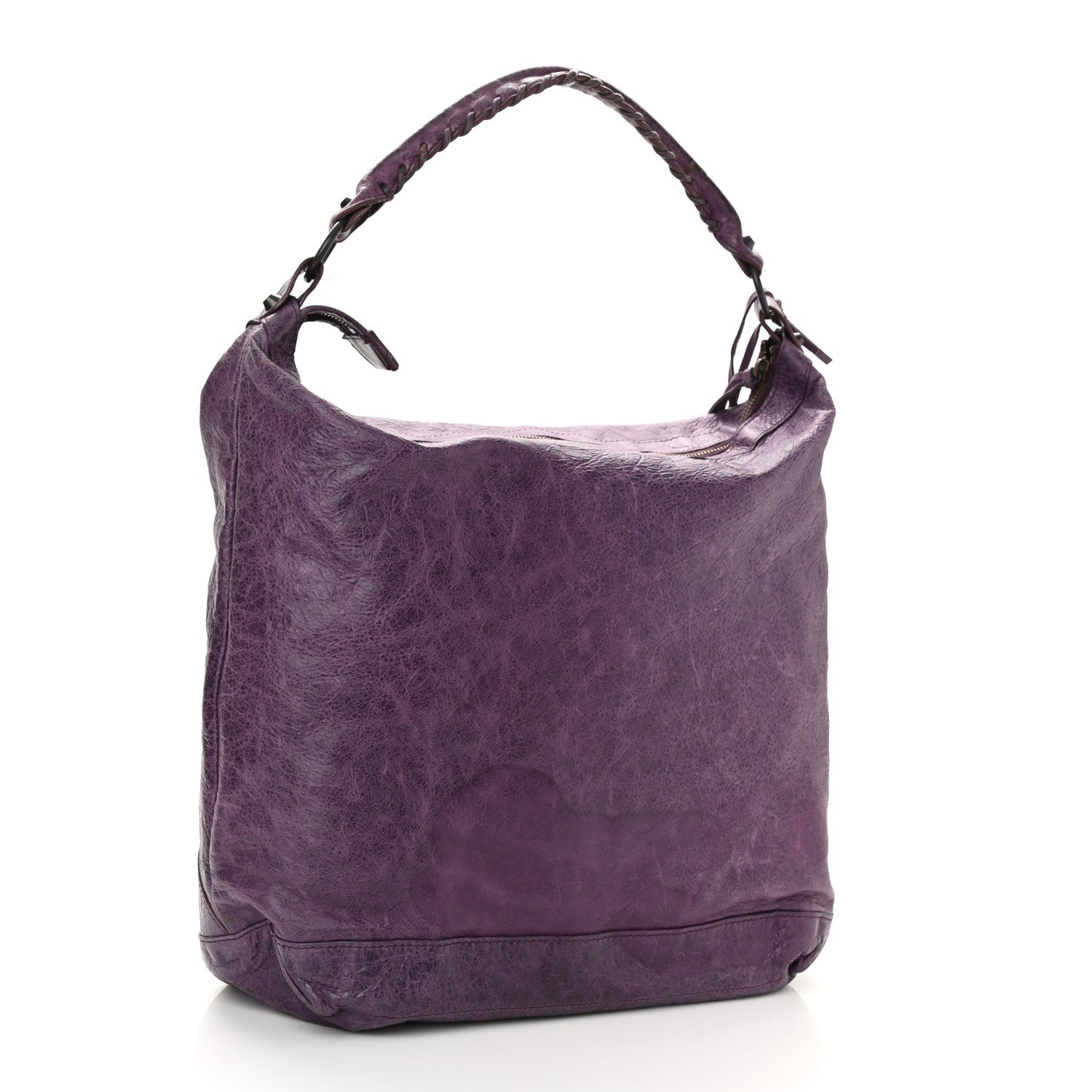 Balenciaga Agneau Classic Hardware Day Hobo Raisin 2 of 12