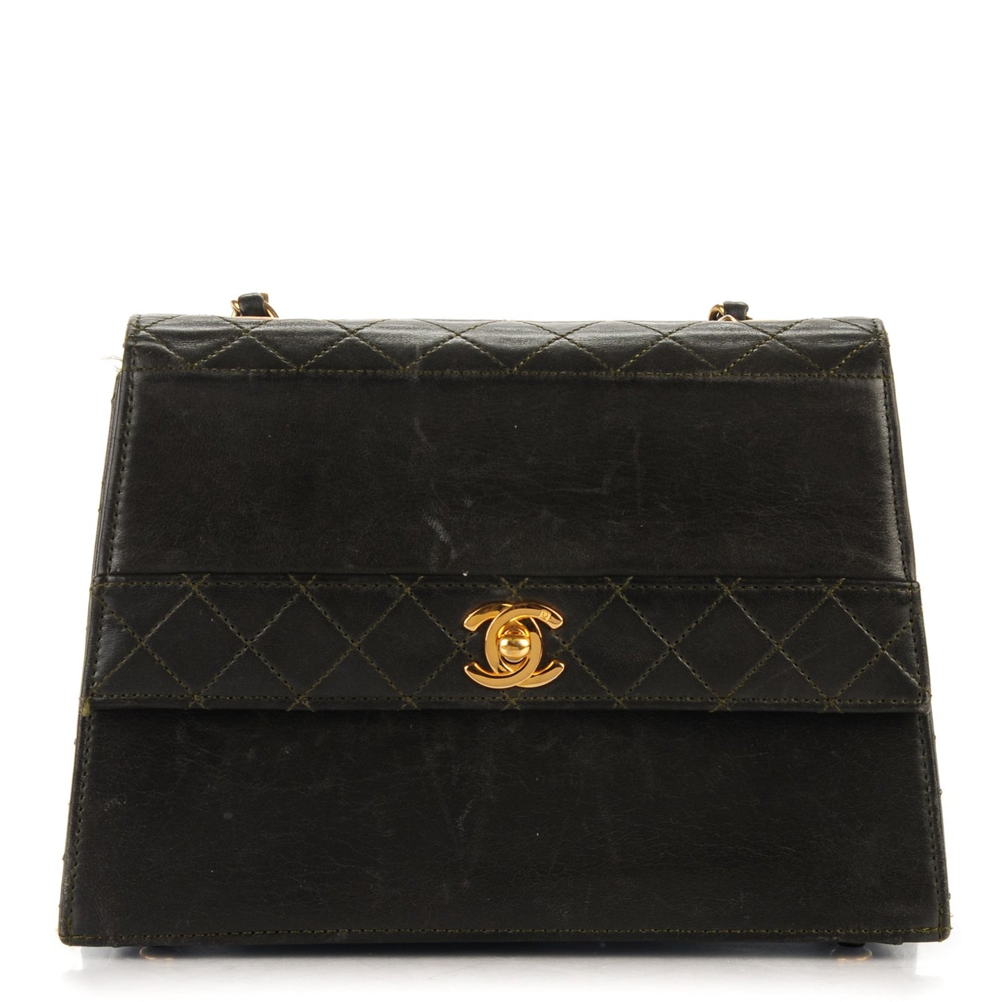 Lambskin Small Single Flap Black