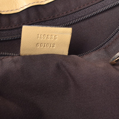 Gucci Monogram Large D Gold Hobo Beige 7 of 9