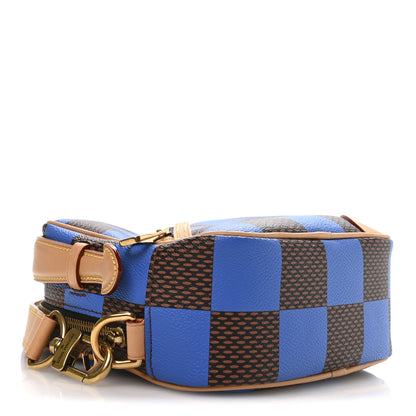 Louis Vuitton Damier Pop Chess Messenger Blue 6 of 19