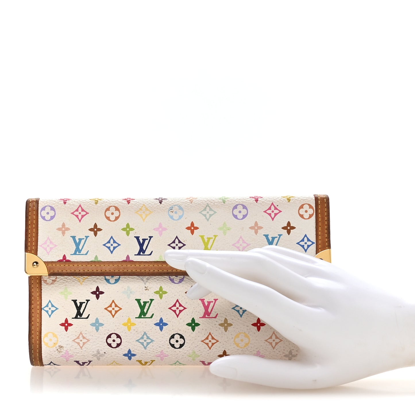 Monogram Multicolor Porte Tresor International Wallet White