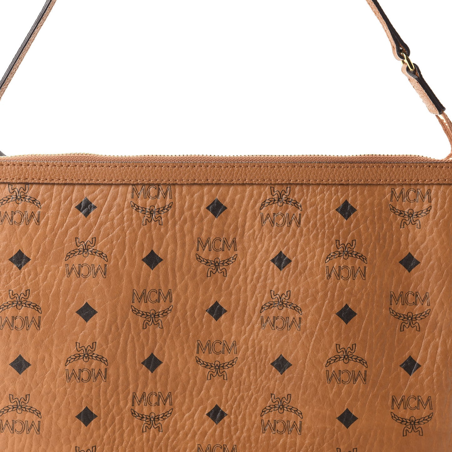 Visetos Liz Shopper Tote Pouch Cognac