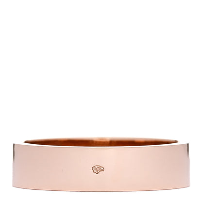 Hermes 18K Rose Gold Diamond PM Kelly Ring 54 7 3 of 4
