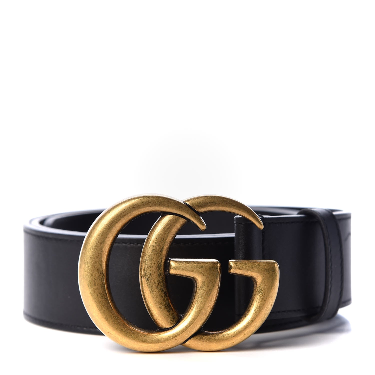 Gucci Calfskin Double G 40mm Belt 95 38 Black 1 of 3