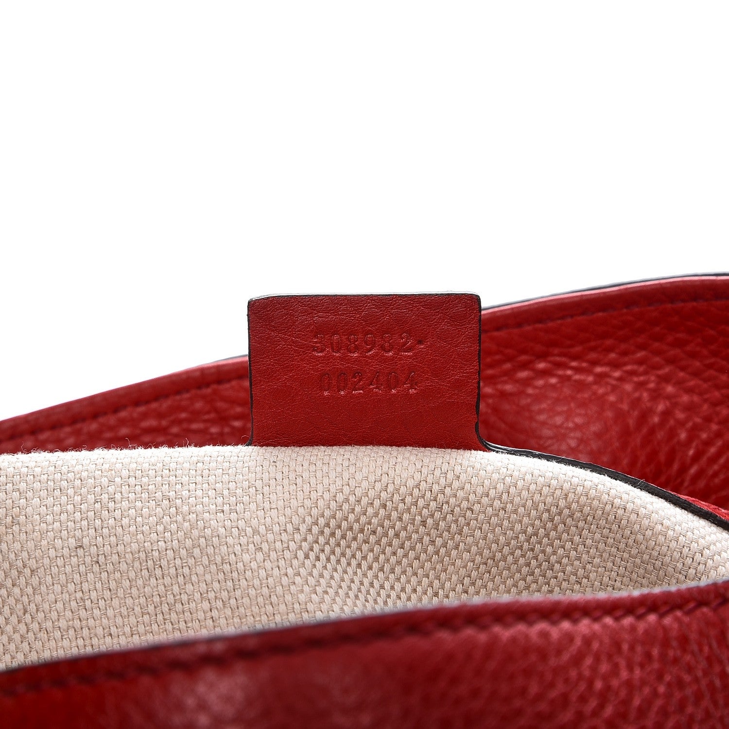 Gucci Pebbled Calfskin Medium Soho Chain Shoulder Bag Tabasco Red 7 of 12