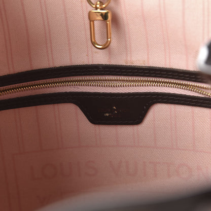 Louis Vuitton Damier Ebene Neo Neverfull MM Rose Ballerine 8 of 10