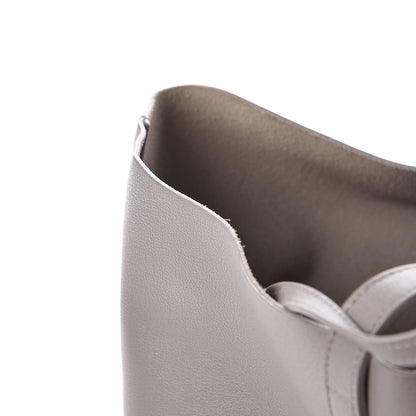 Saint Laurent Calfskin Large Shopping Tote Fog 13 of 15