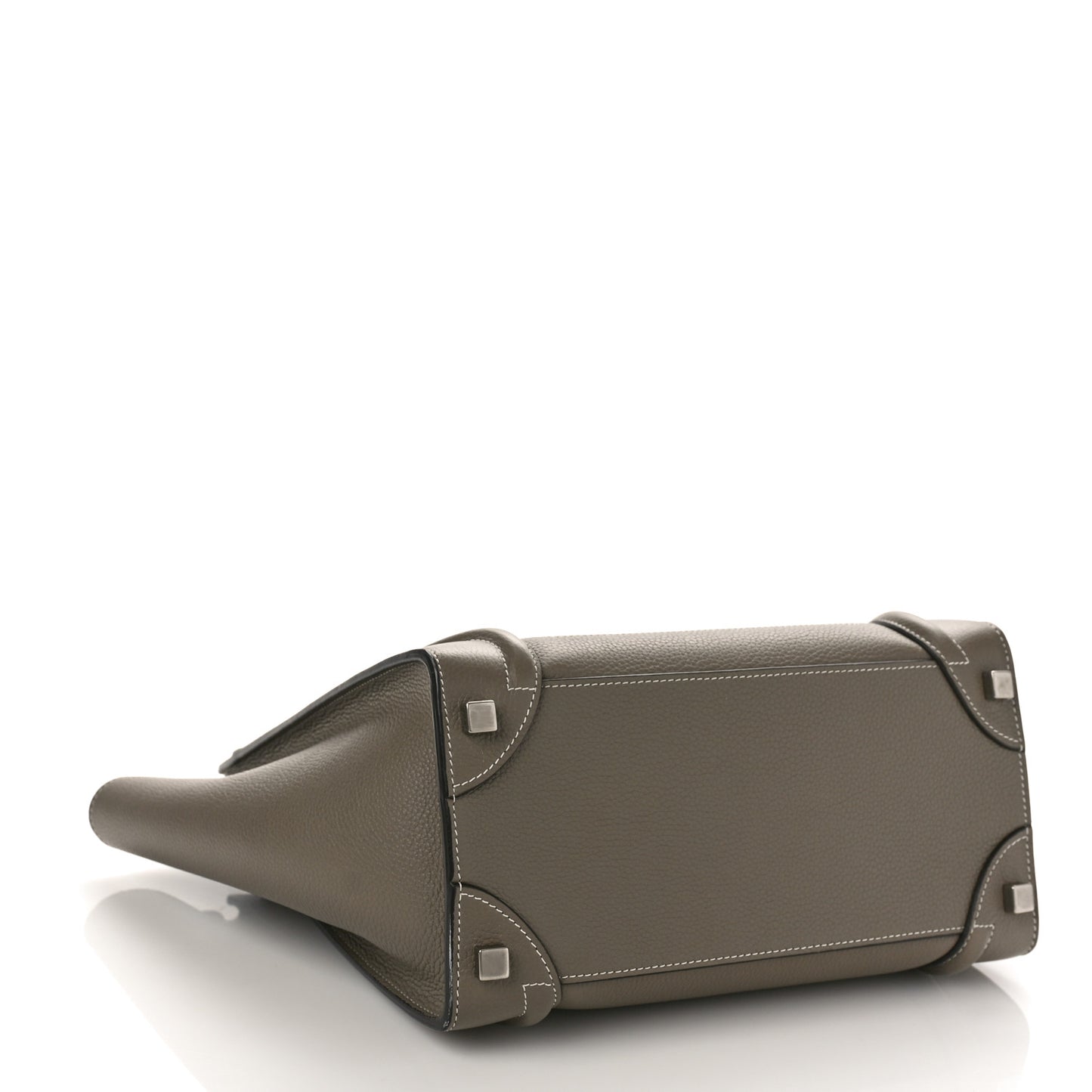 Drummed Calfskin Micro Luggage Souris