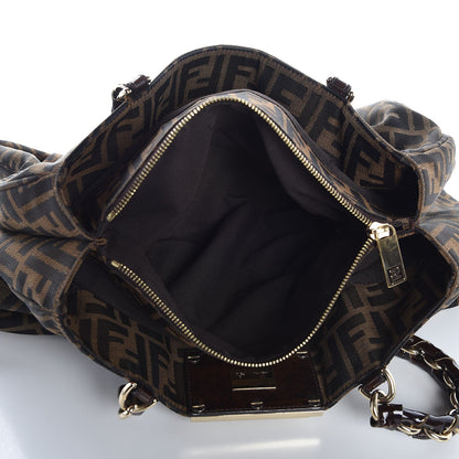 Fendi Zucca Mia Tote Tobacco 6 of 7
