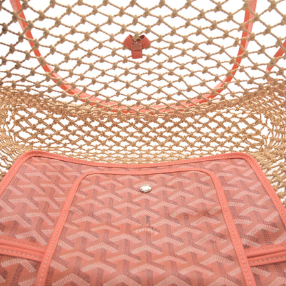 Goyard Goyardine Net Aligre Tote Coral 5 of 9