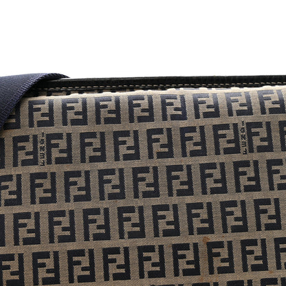 Fendi Zucchino Crossbody Messenger Bag Navy 7 of 16