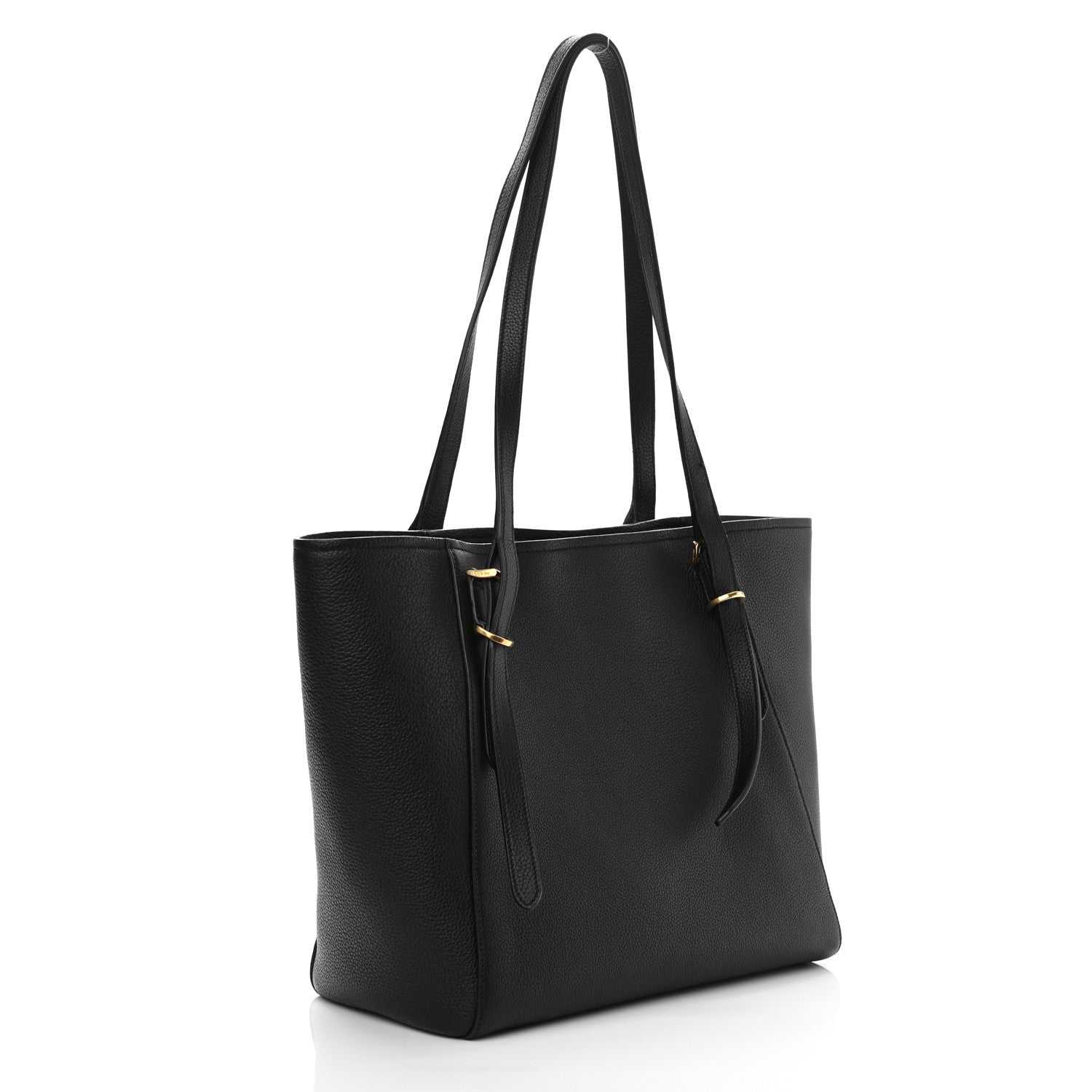 Prada Vitello Daino Tote Black 3 of 13