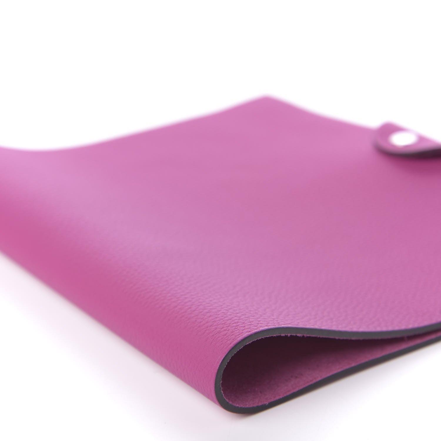 Hermes Togo Ulysse MM Notebook Cover Rose Pourpre 14 of 17