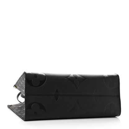Louis Vuitton Empreinte Monogram Giant Onthego MM Black 4 of 9