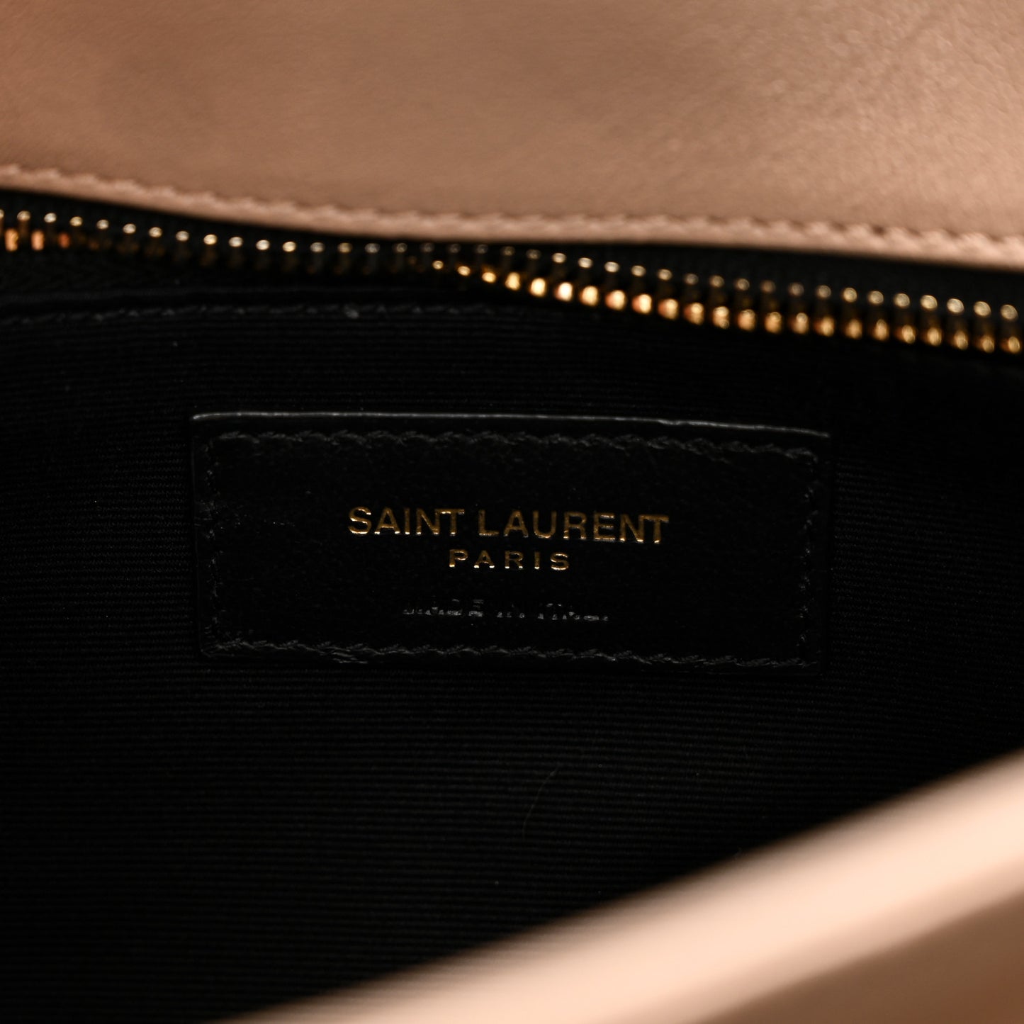 Lambskin Quilted Mini Becky Chain Bag Gold Sand