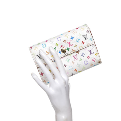 Louis Vuitton Monogram Multicolor Alexandra Wallet White 2 of 6