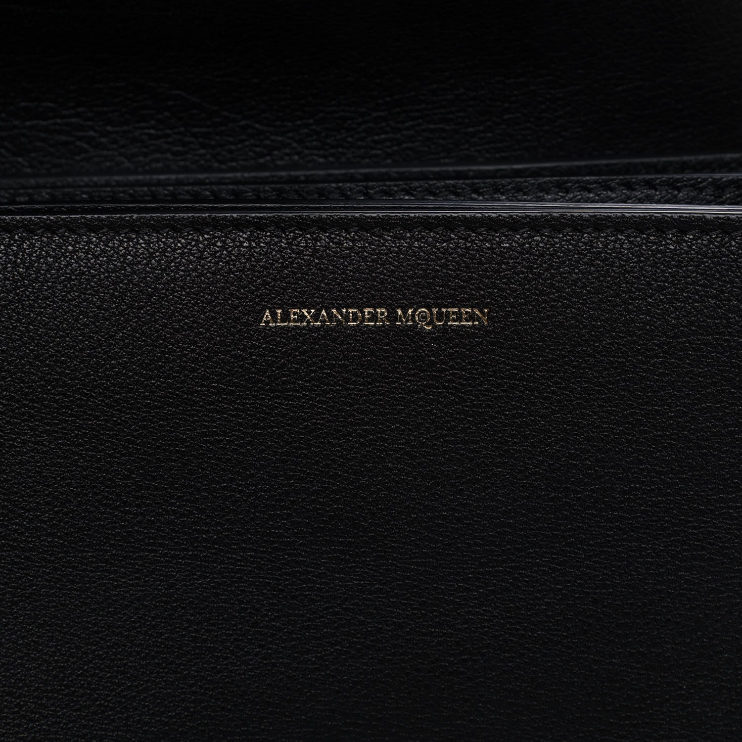 Alexander McQueen Calfskin Small Twin Skull Chain Crossbody Black 8 of 12