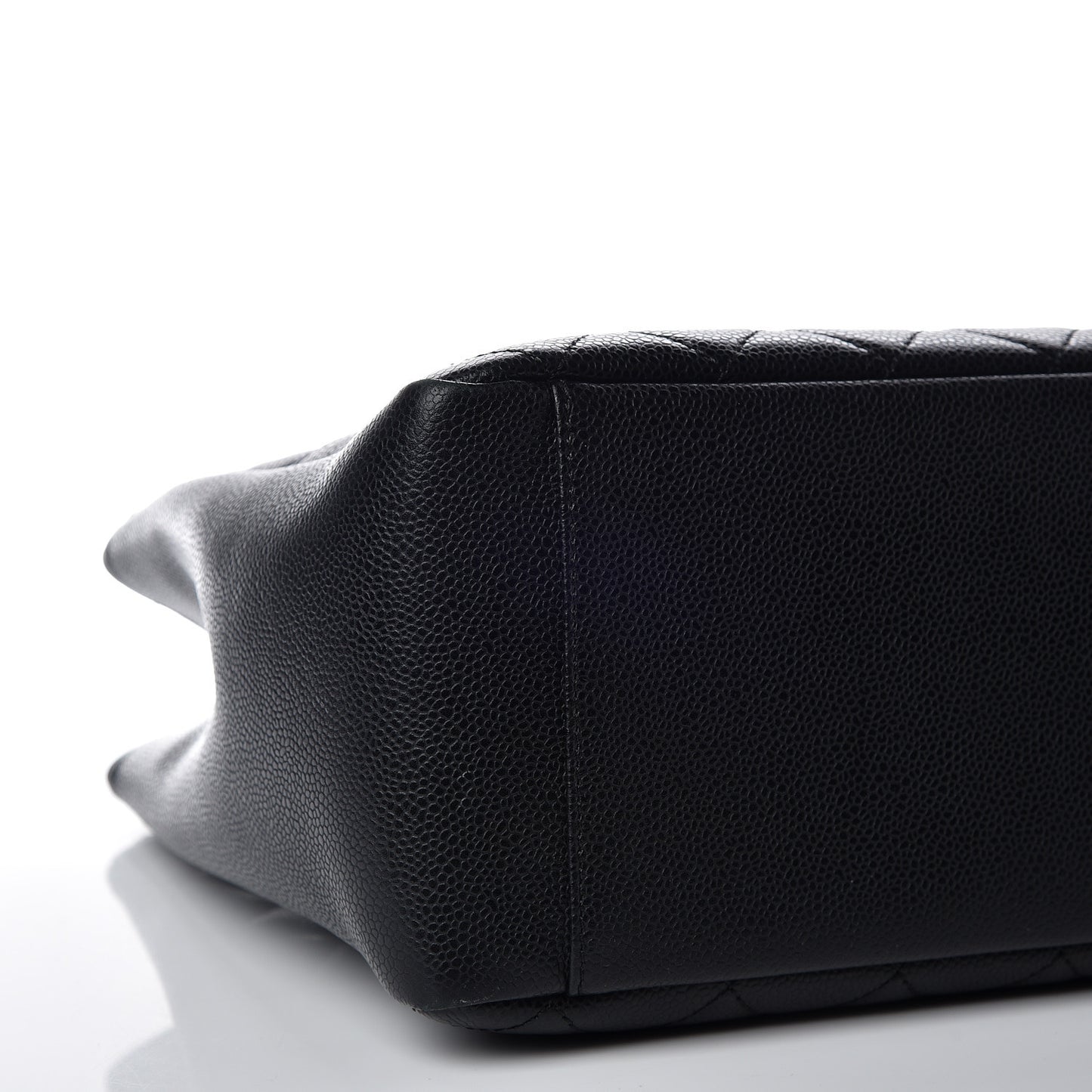 Caviar Quilted Grand Shopping Tote GST Black