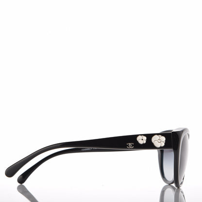 Chanel Camellia Sunglasses 5187-H Black 4 of 10