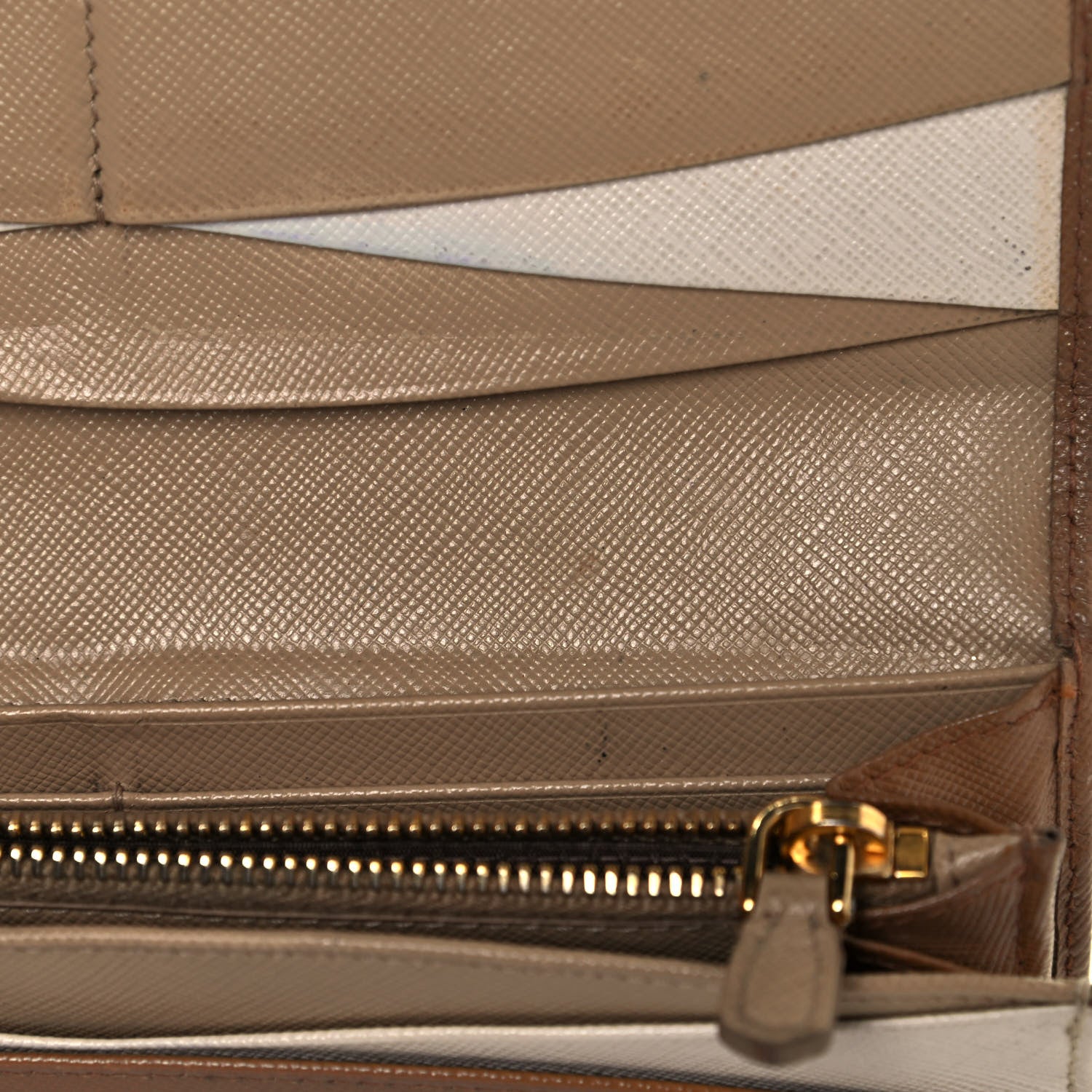 Prada Saffiano Metal Continental Flap Wallet Cammeo 12 of 15