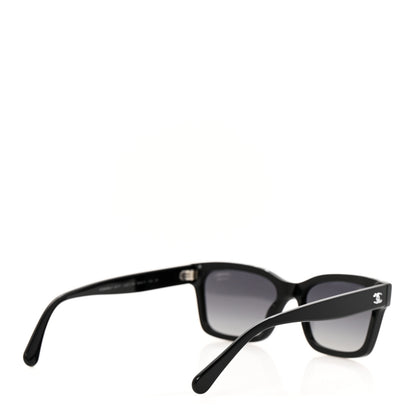 Chanel Acetate Polarized Square Sunglasses 5417 Black 4 of 8