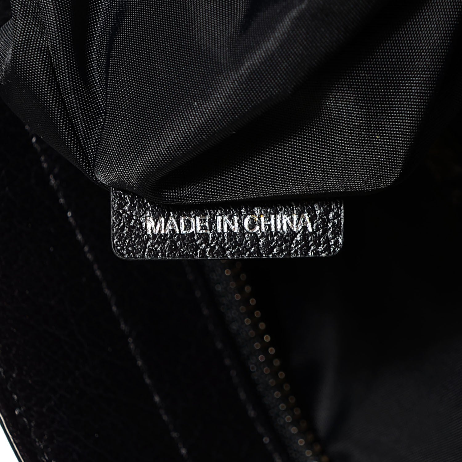 Burberry Nylon Tonal Check Torbitt Tote Black 8 of 8