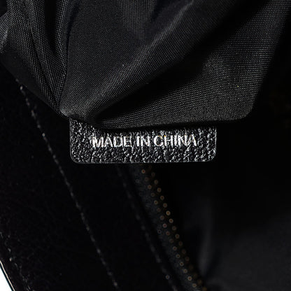 Burberry Nylon Tonal Check Torbitt Tote Black 8 of 8
