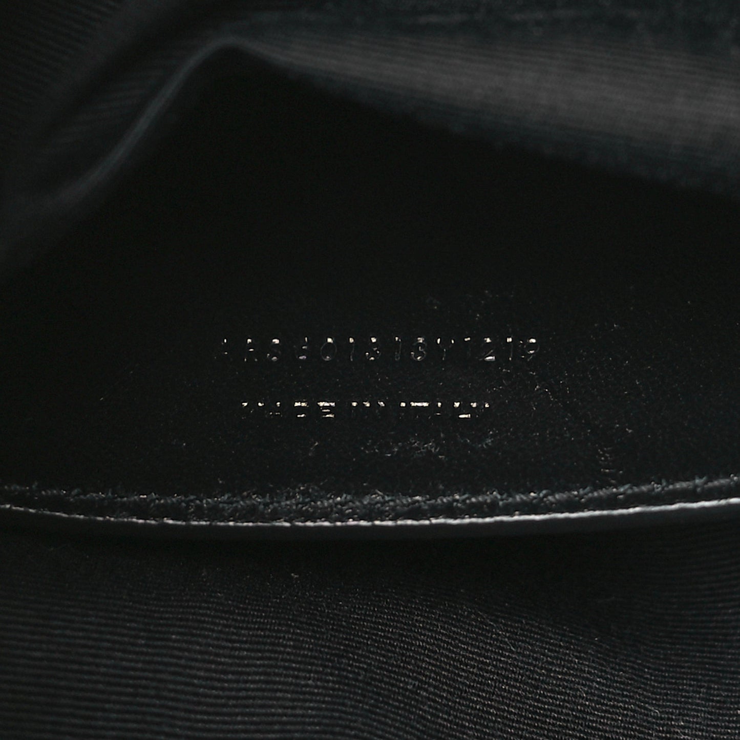 Grain De Poudre West Hollywood Monogram Fold Over Clutch Black