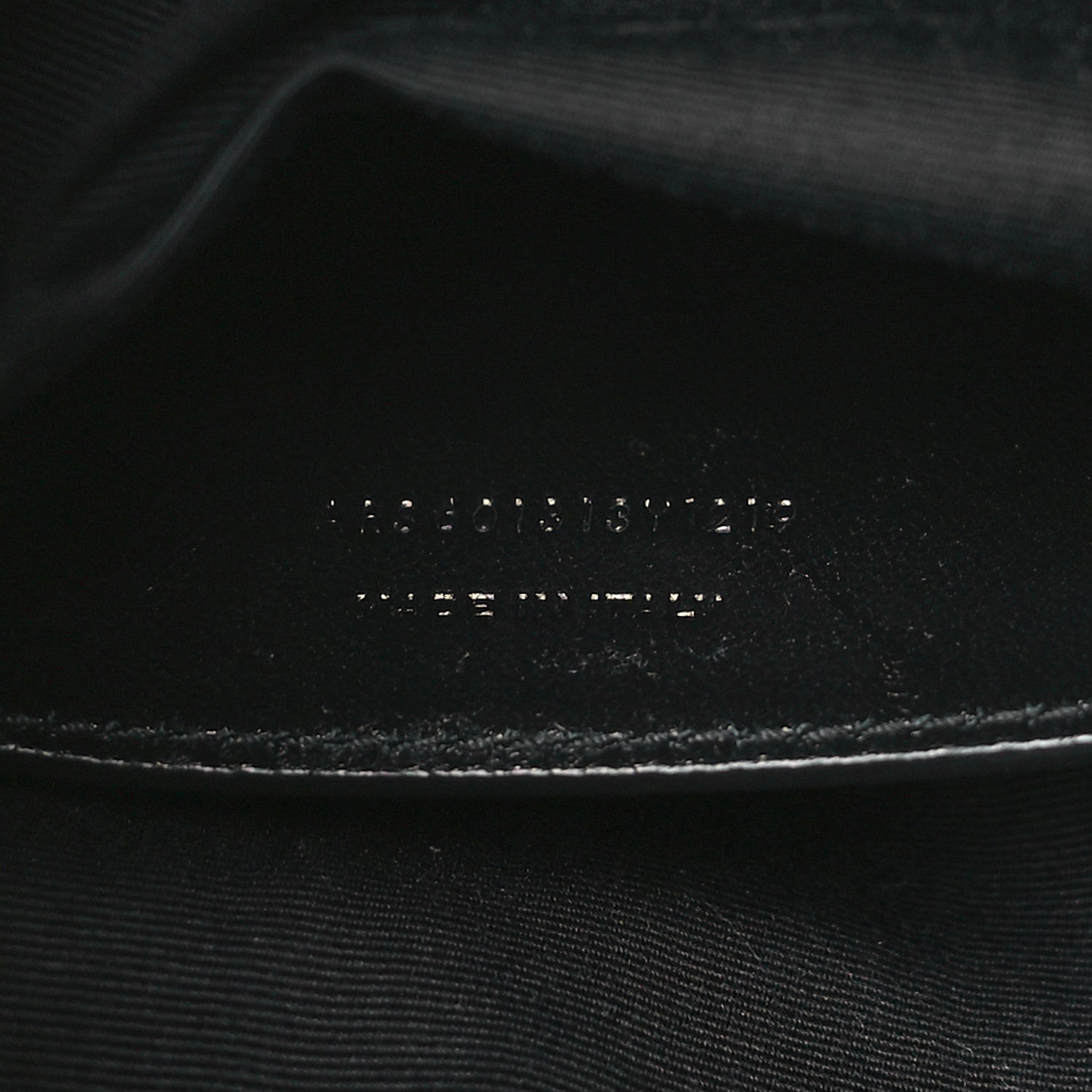 Saint Laurent Grain De Poudre West Hollywood Monogram Fold Over Clutch Black 7 of 9