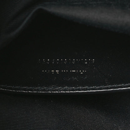 Saint Laurent Grain De Poudre West Hollywood Monogram Fold Over Clutch Black 7 of 9