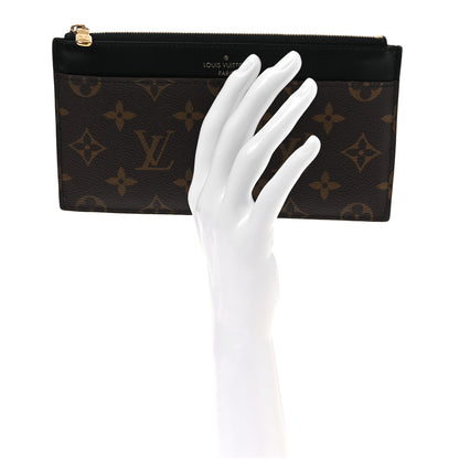 Louis Vuitton Monogram Slim Purse Black 2 of 7