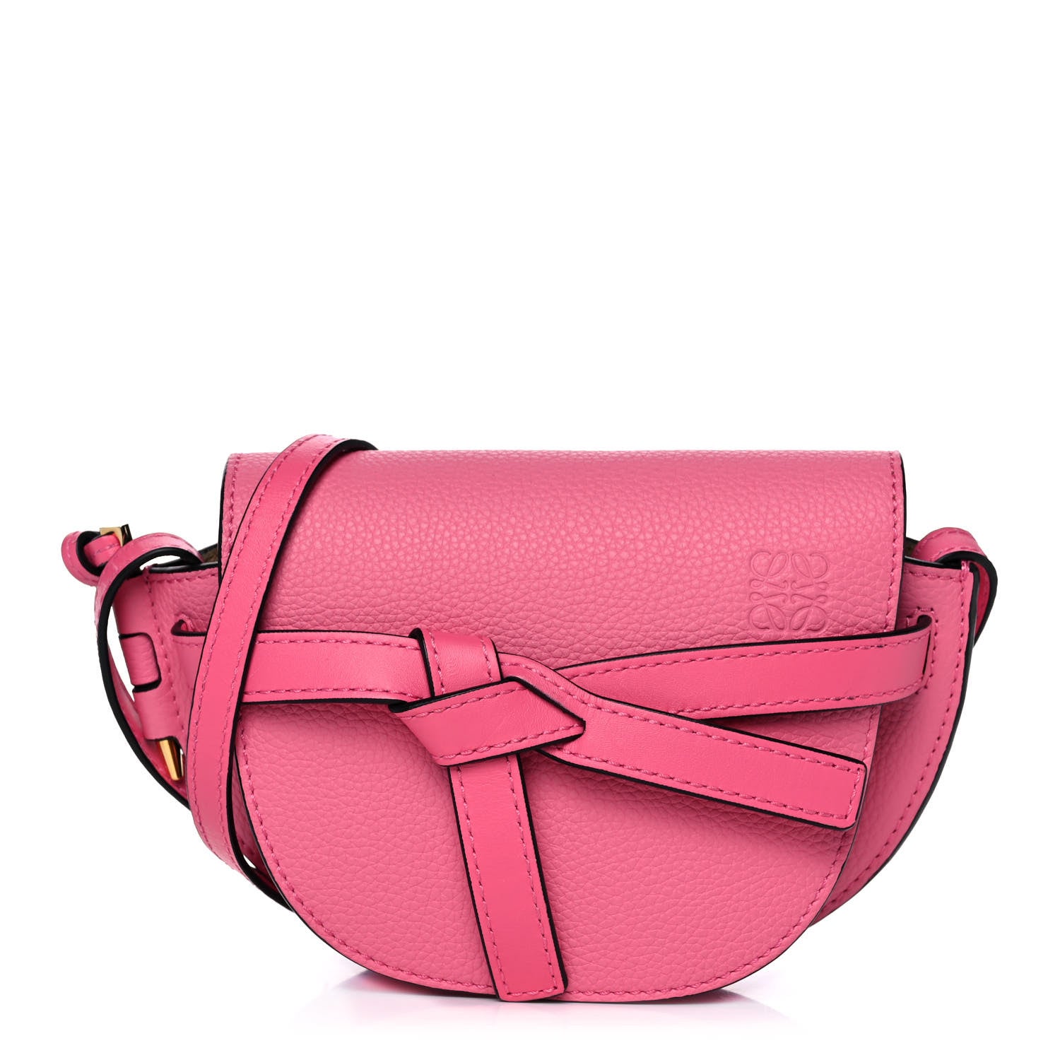 Loewe Grained Calfskin Mini Gate Crossbody Bag Wild Rose 1 of 12