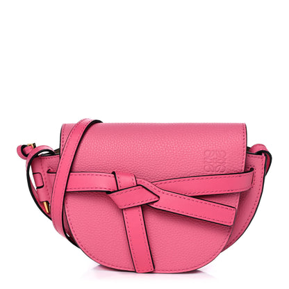 Loewe Grained Calfskin Mini Gate Crossbody Bag Wild Rose 1 of 12